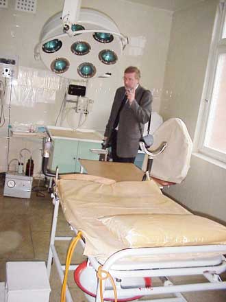 Operationsstuen på hospitalet i Kupiskis, Litauen