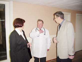 Besøg på det lokale hospital i Kupiskis
